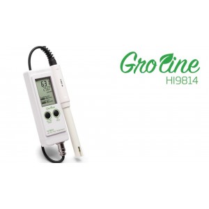 GroLine Hydroponic Waterproof pH/EC/TDS/Temperature Portable Meter