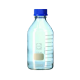 Laboratory bottles with retrace code, with screw cap